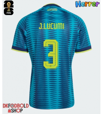 Colombia Jhon Lucumi #3 Udebanetrøje VM 2026 Kort ærmer